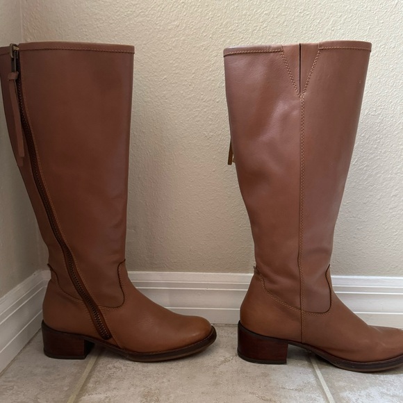 Lucky Brand Heston Gingerbread Oiled Wide Clf Boot - Picture 2 of 12